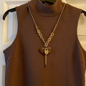 Heart and Key Necklace